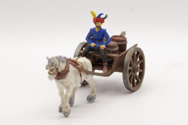 Transportkarren mit Landsknecht, für 4cm Serien